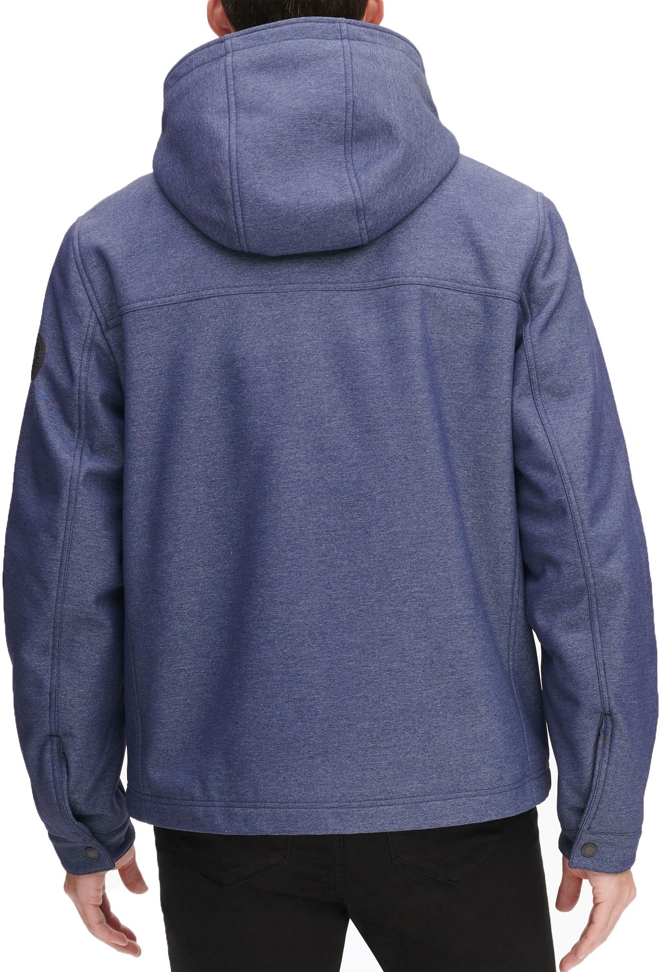 levi's men's soft shell hooded trucker jacket with sherpa fleece lining