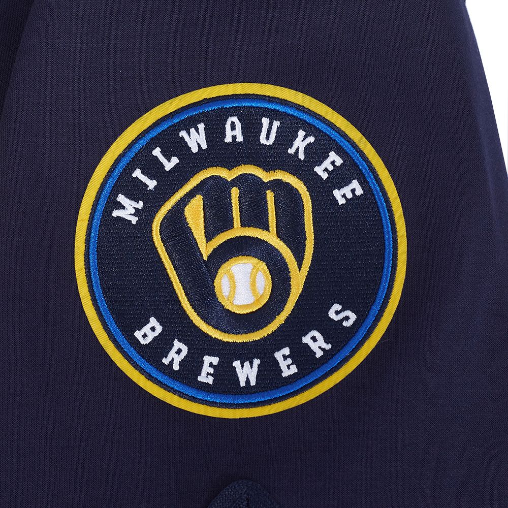 Pro Standard Men's Milwaukee Brewers Navy Warmup Jacket product image