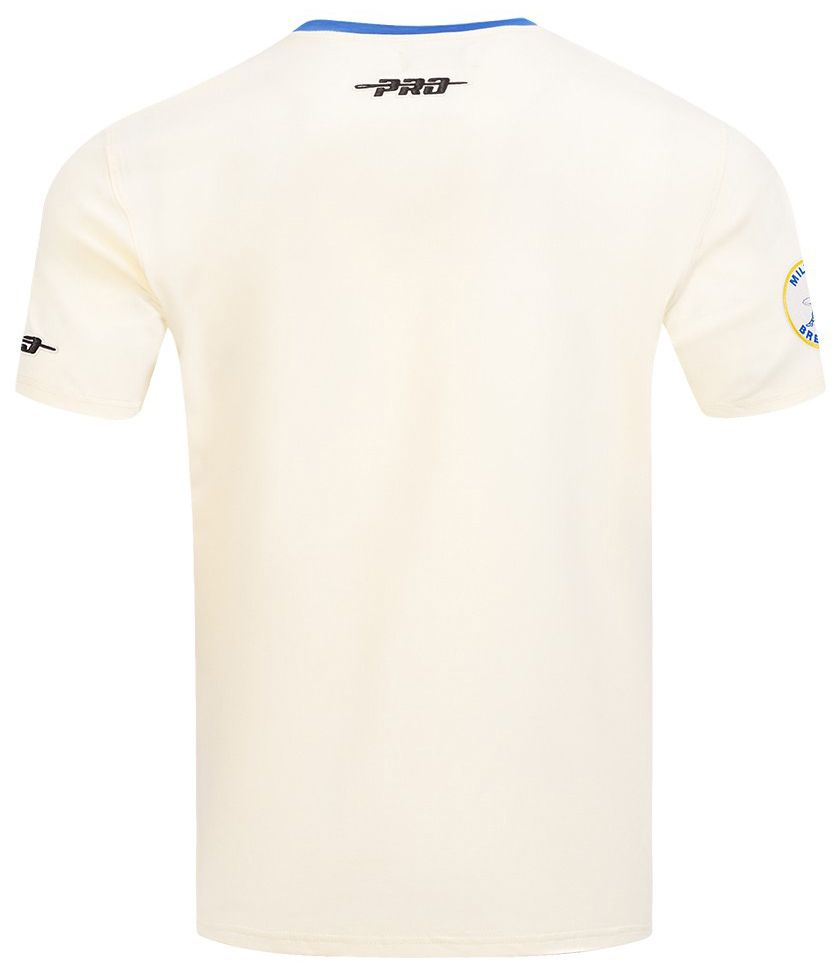 Pro Standard Men's Milwaukee Brewers Cream Modern Originals T-Shirt product image
