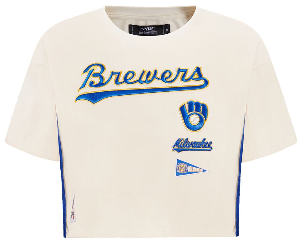 Pro Standard Women's Milwaukee Brewers Retro Boxy T-Shirt product image