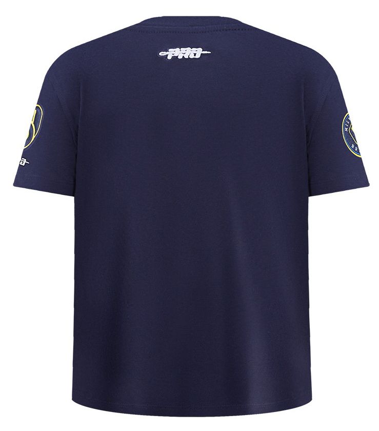 Pro Standard Youth Milwaukee Brewers Midnight Navy Script Tail T-Shirt product image