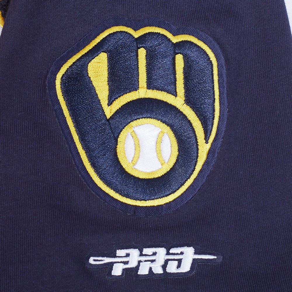 Pro Standard Youth Milwaukee Brewers Midnight Navy Script Tail T-Shirt product image