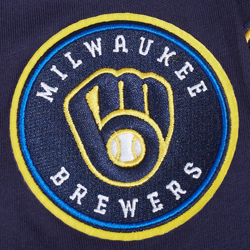 Pro Standard Youth Milwaukee Brewers Midnight Navy Script Tail T-Shirt product image