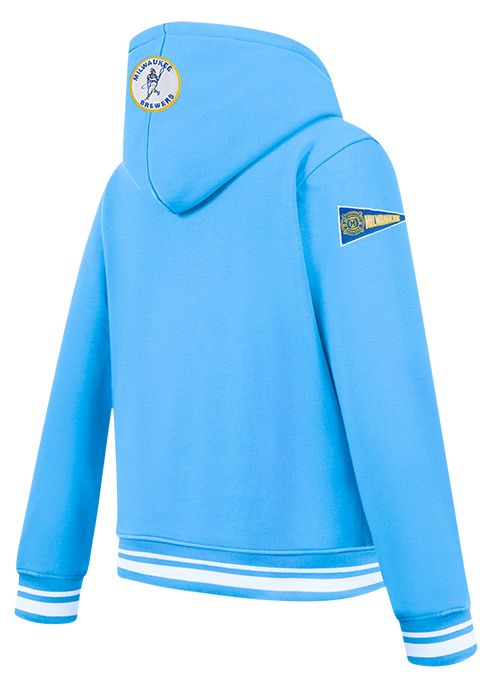 Pro Standard Boys' Milwaukee Brewers Blue Classic Fleece Pullover Hoodie product image