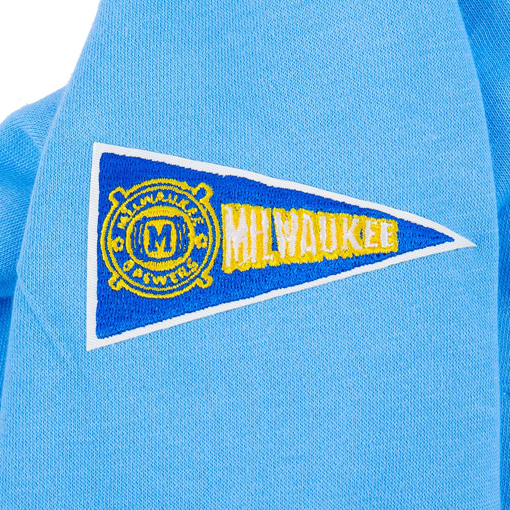 Pro Standard Boys' Milwaukee Brewers Blue Classic Fleece Pullover Hoodie product image