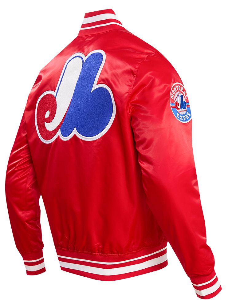 Pro Standard Men's Montreal Expos Retro Rib Satin Jacket product image