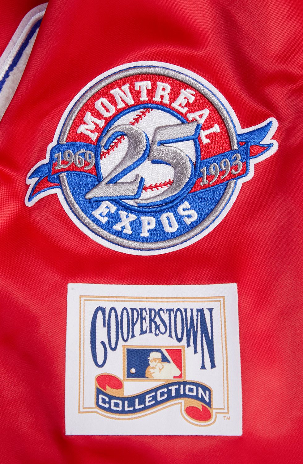 Pro Standard Men's Montreal Expos Retro Rib Satin Jacket product image
