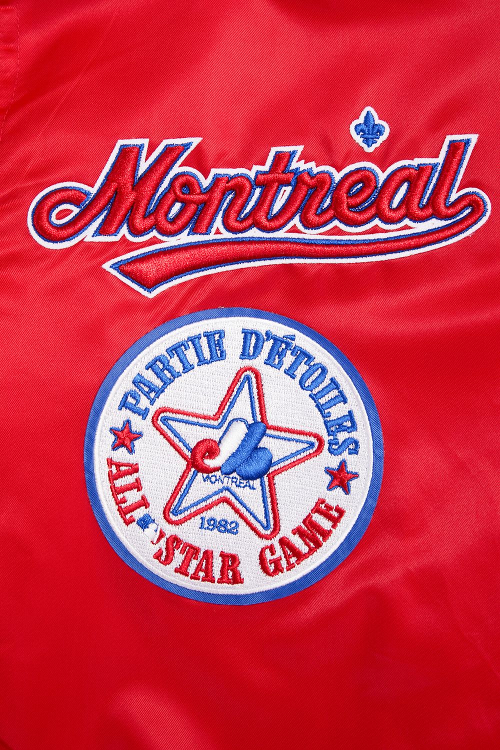 Pro Standard Men's Montreal Expos Retro Rib Satin Jacket product image