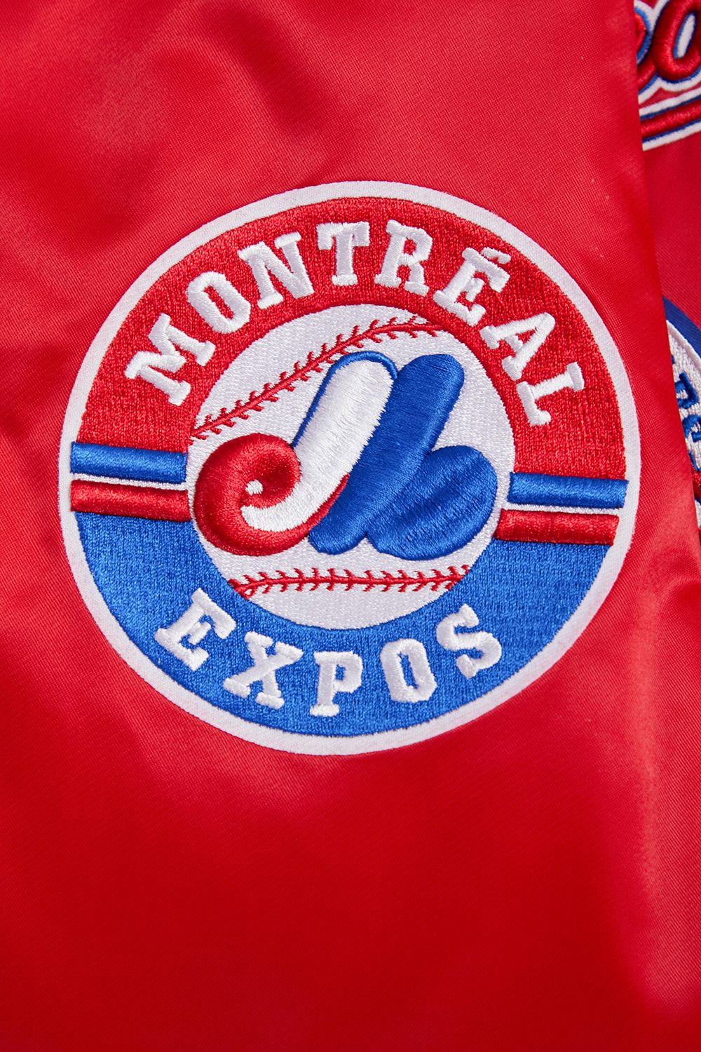 Pro Standard Men's Montreal Expos Retro Rib Satin Jacket product image