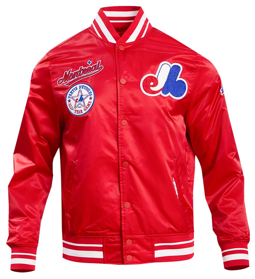 Pro Standard Men's Montreal Expos Retro Rib Satin Jacket product image