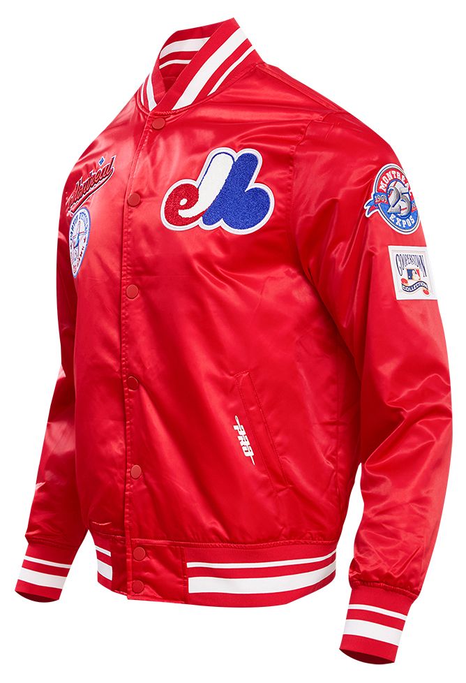 Pro Standard Men's Montreal Expos Retro Rib Satin Jacket product image
