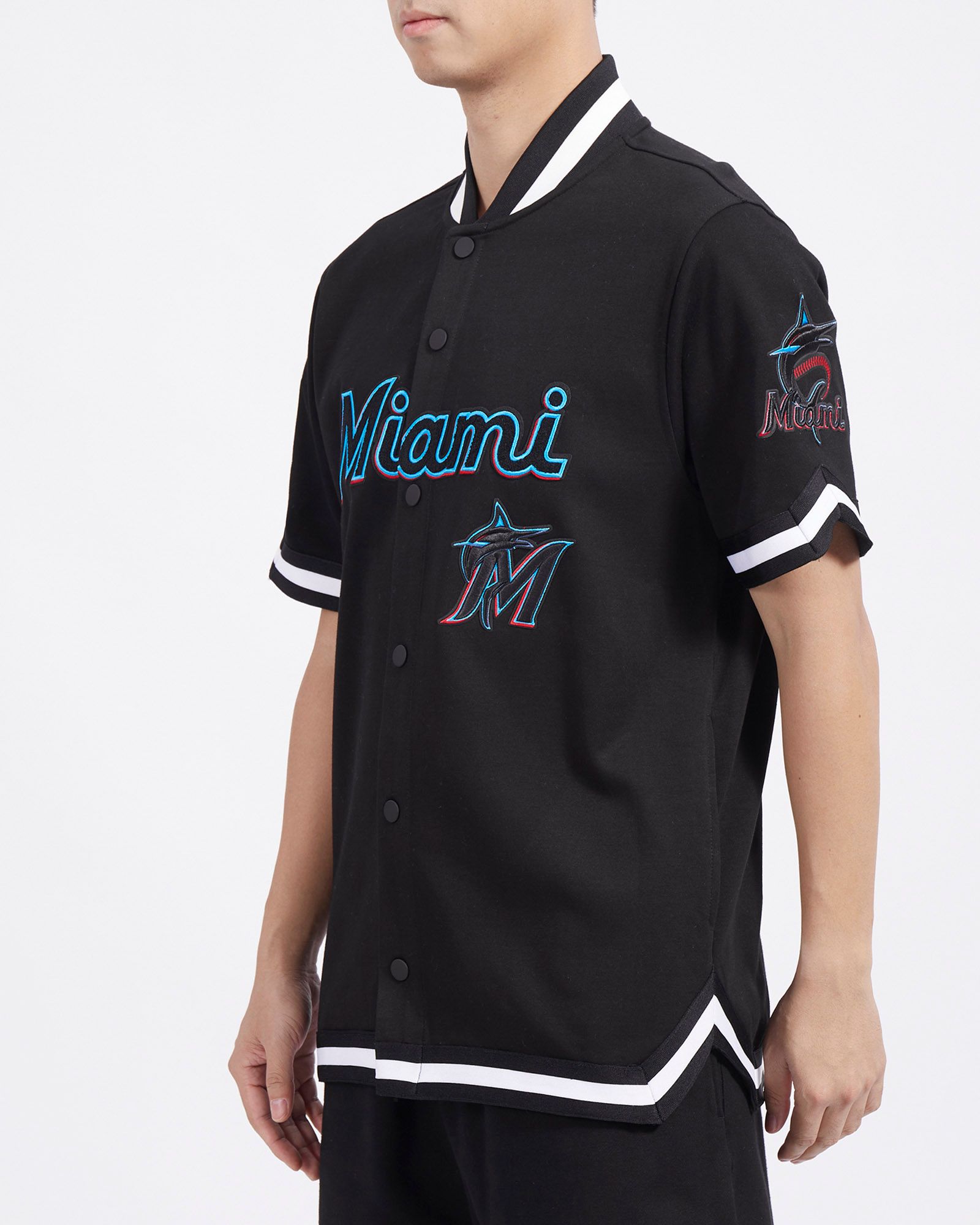 Pro Standard Men's Miami Marlins Black Warmup Jacket product image