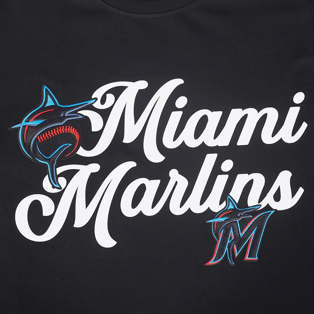 Pro Standard Men's Miami Marlins Black Souvenir T-Shirt product image