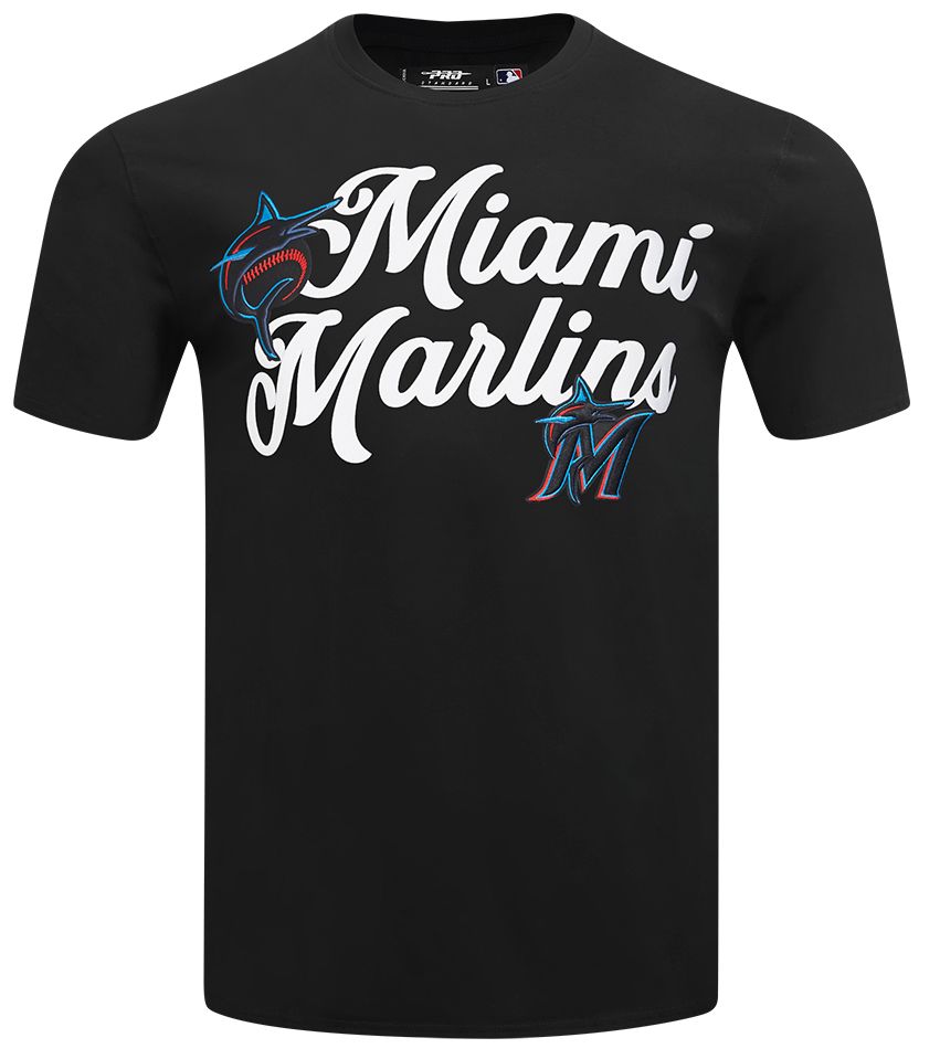Pro Standard Men's Miami Marlins Black Souvenir T-Shirt product image