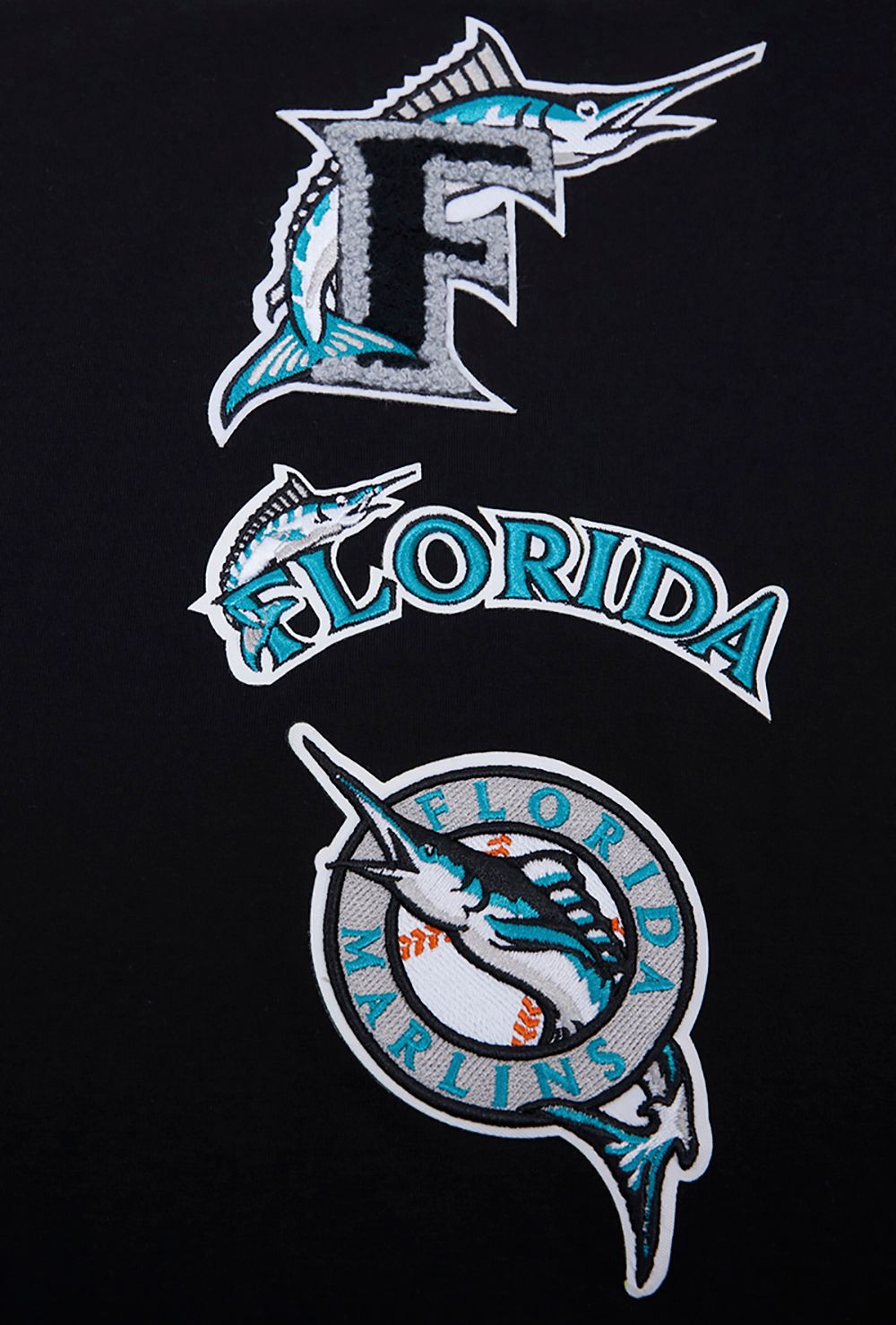 Pro Standard Men's Miami Marlins Retro Single Jersey Striped T-Shirt product image