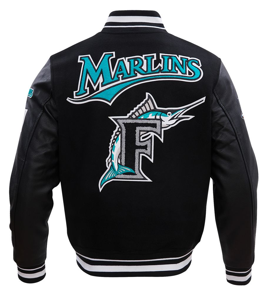 Pro Standard Men's Miami Marlins Black Retro Classic Jacket product image
