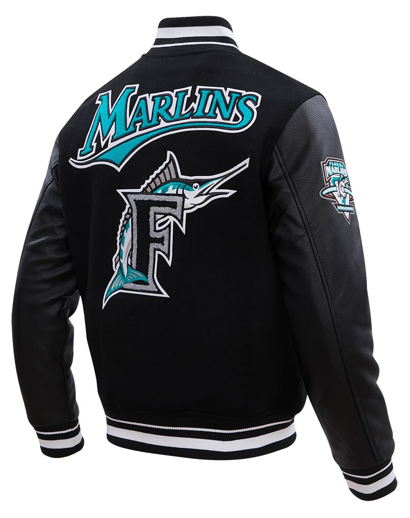 Pro Standard Men's Miami Marlins Black Retro Classic Jacket product image