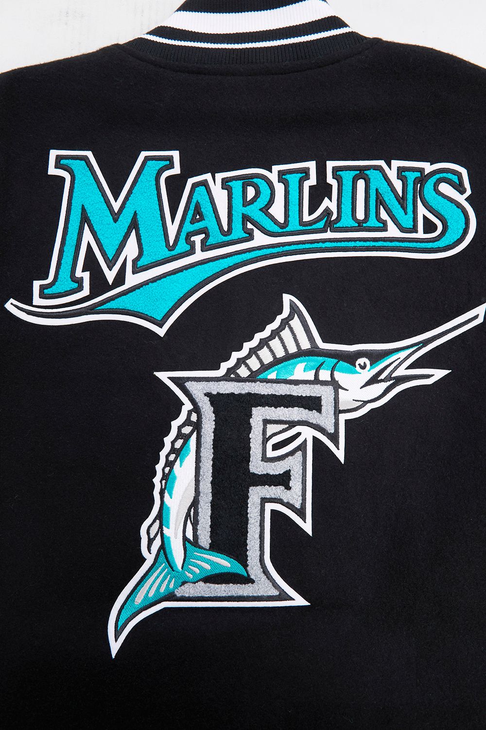 Pro Standard Men's Miami Marlins Black Retro Classic Jacket product image