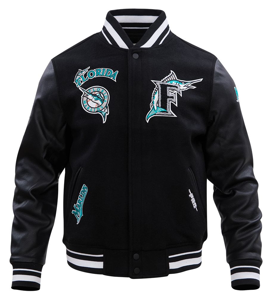 Pro Standard Men's Miami Marlins Black Retro Classic Jacket product image