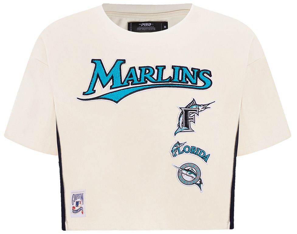 Pro Standard Women's Miami Marlins Retro Boxy T-Shirt product image