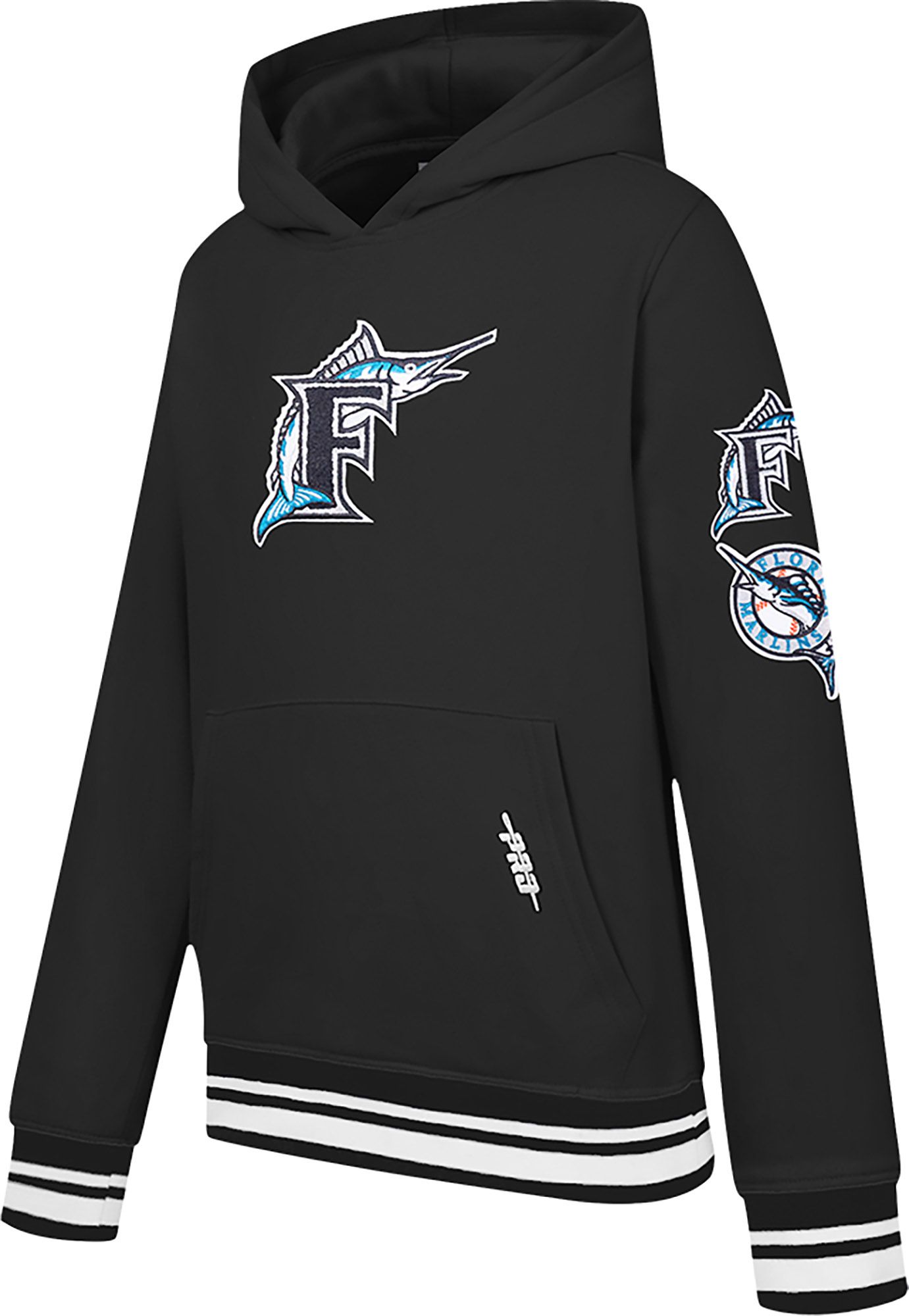 Pro Standard Youth Miami Marlins Black Classic Fleece Hoodie product image