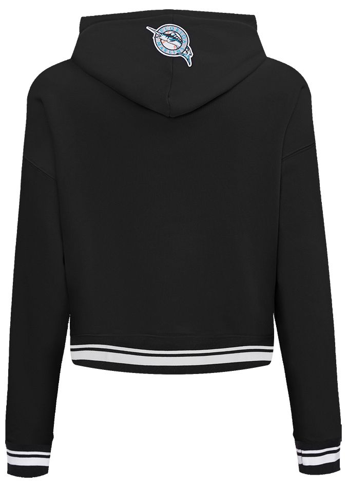 Pro Standard Women's Miami Marlins Retro Cropped Fleece Hoodie product image