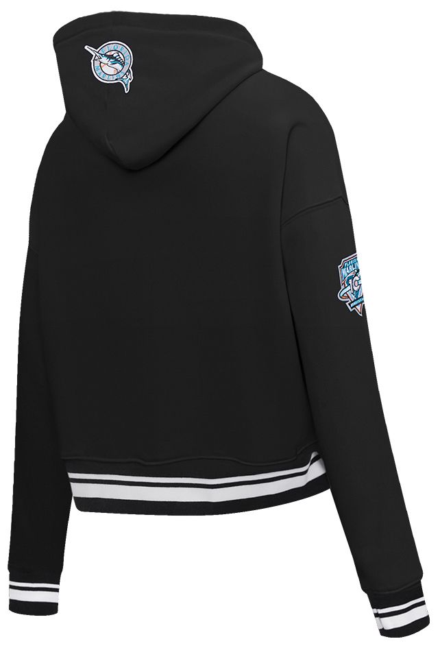 Pro Standard Women's Miami Marlins Retro Cropped Fleece Hoodie product image