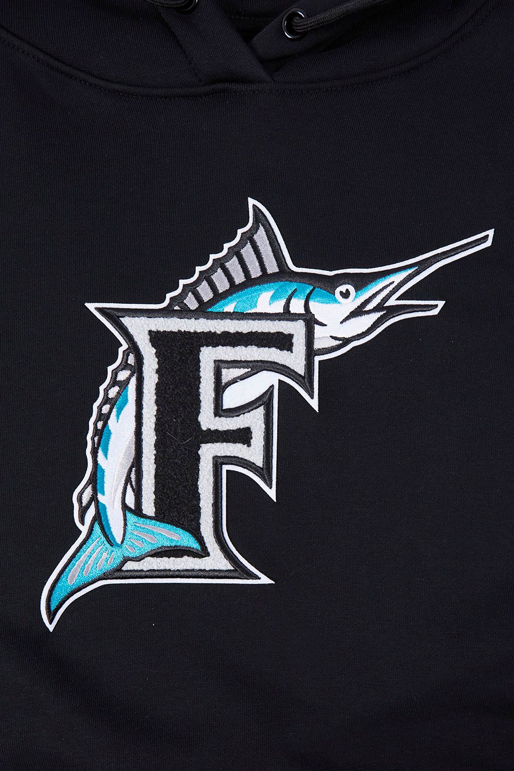 Pro Standard Women's Miami Marlins Retro Cropped Fleece Hoodie product image