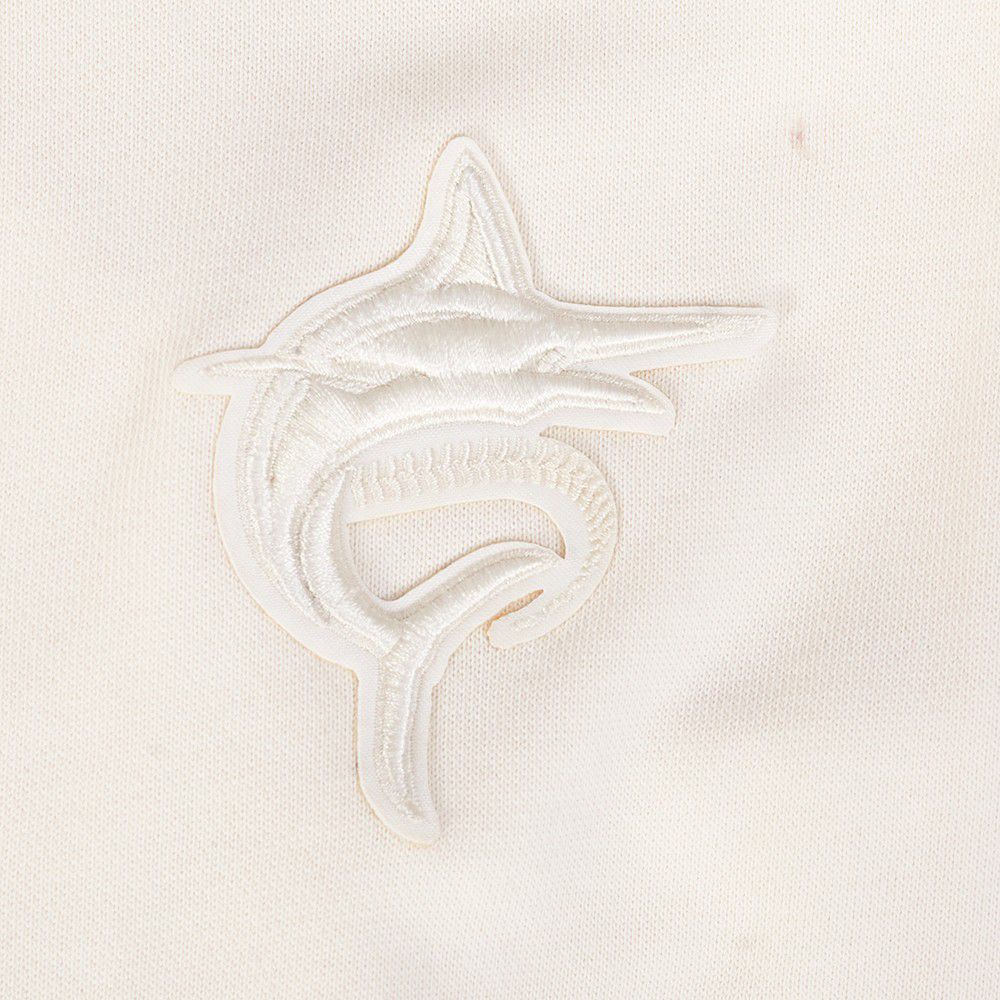 Pro Standard Women's Miami Marlins Cream Classic Crewneck Sweatshirt product image