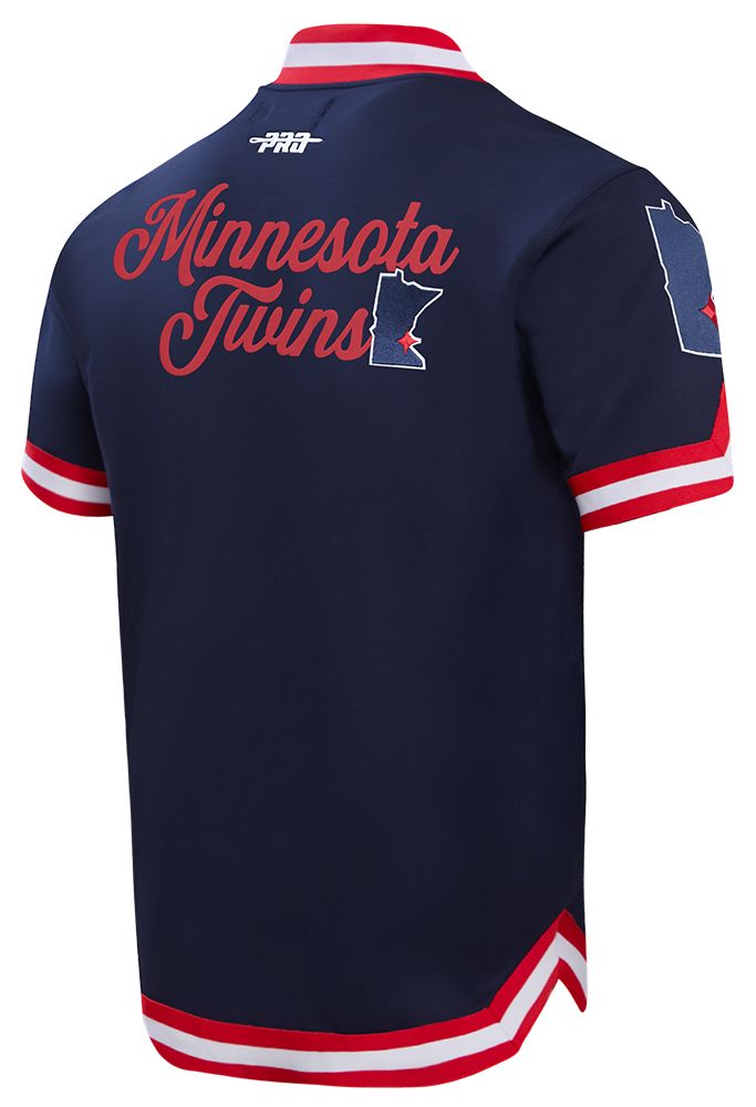 Pro Standard Men's Minnesota Twins Navy Souvenir Warmup Jacket product image