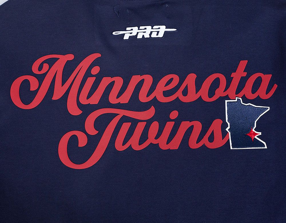 Pro Standard Men's Minnesota Twins Navy Souvenir Warmup Jacket product image