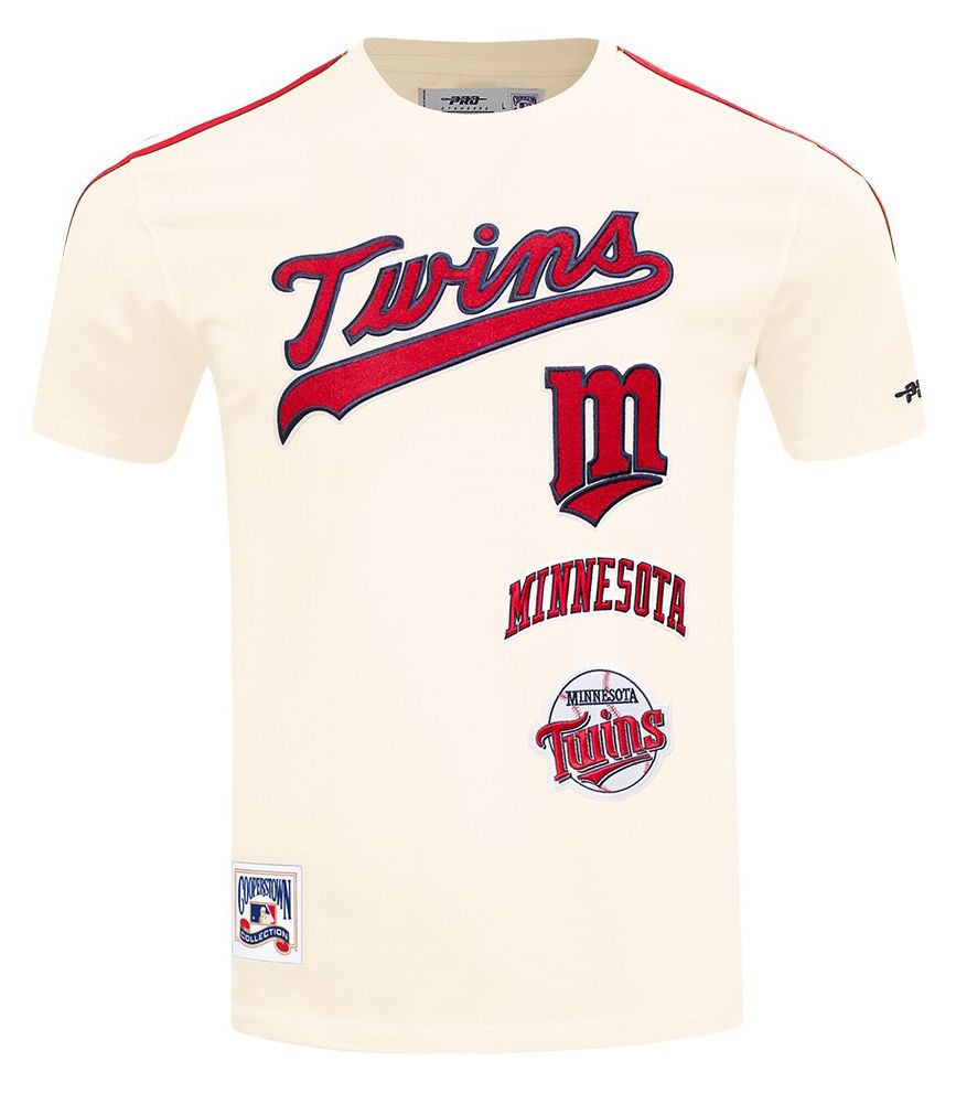 Pro Standard Men's Minnesota Twins Cream Retro Classic T-Shirt product image