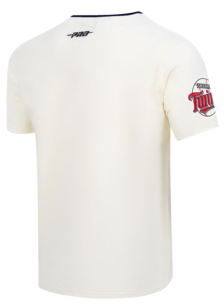 Pro Standard Men's Minnesota Twins Cream Modern Originals T-Shirt product image