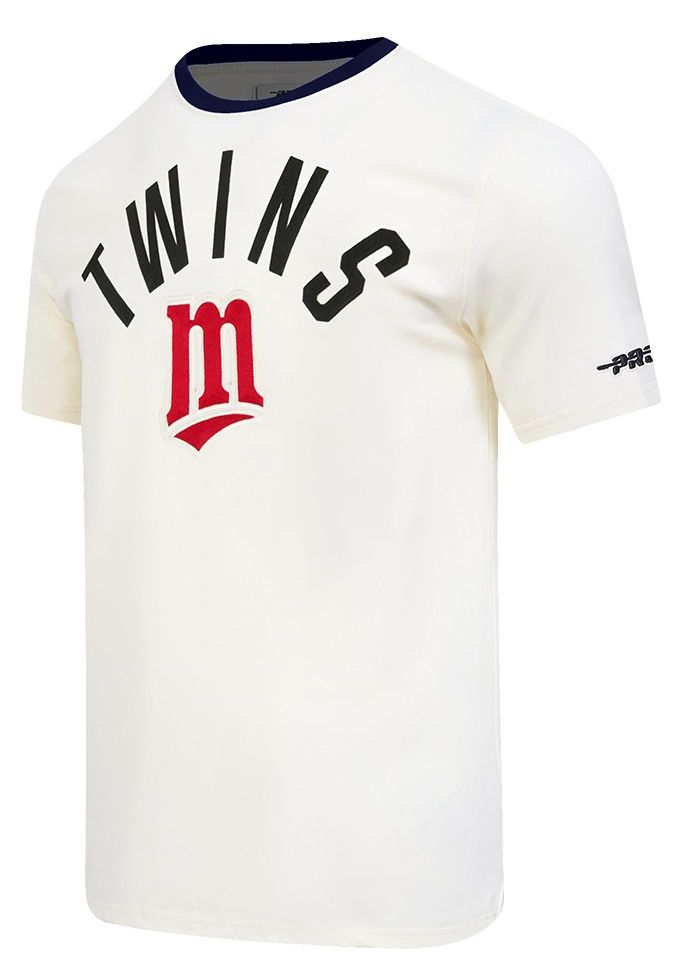 Pro Standard Men's Minnesota Twins Cream Modern Originals T-Shirt product image