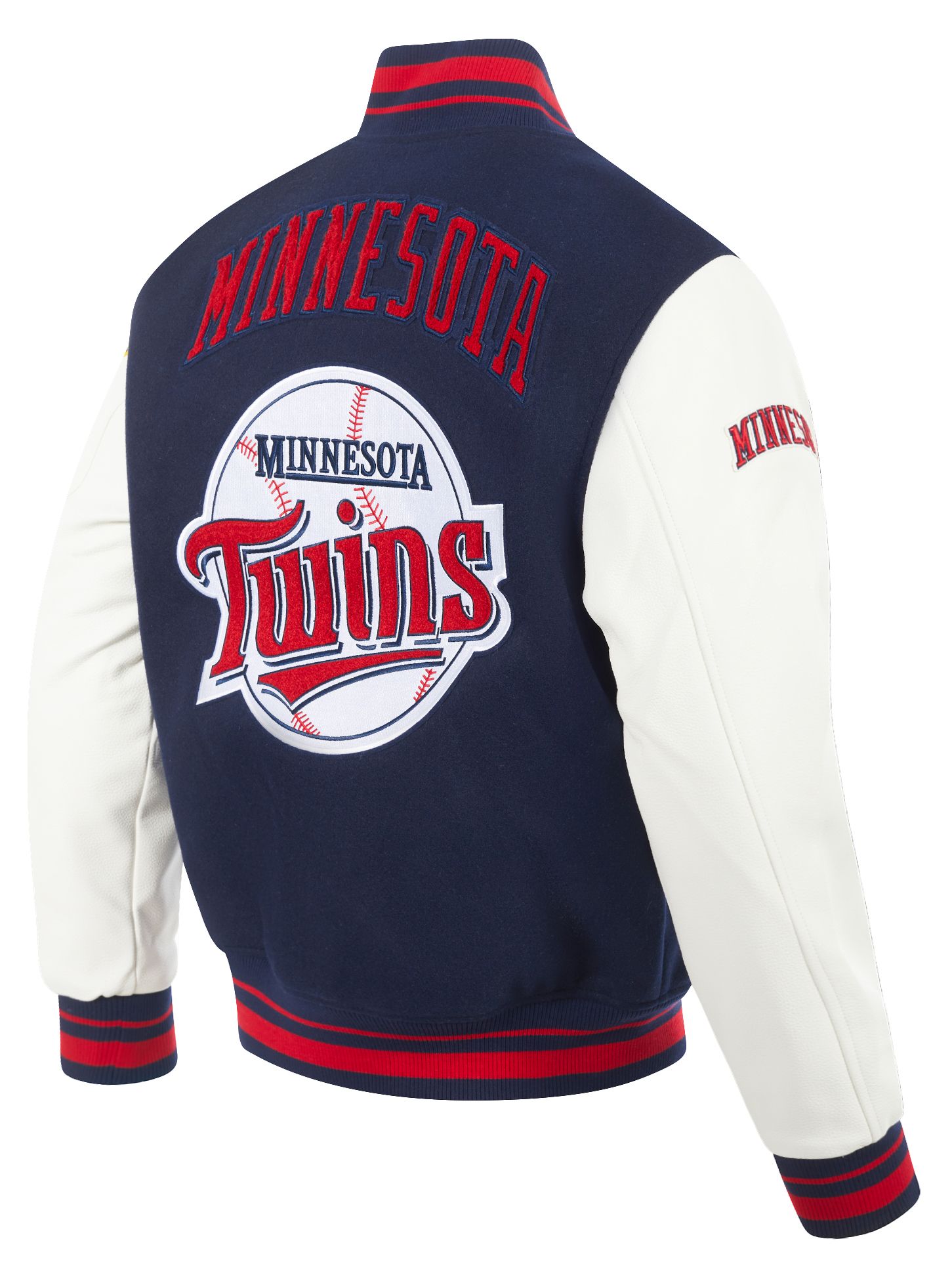 Pro Standard Men's Minnesota Twins Navy Retro Classic Jacket product image