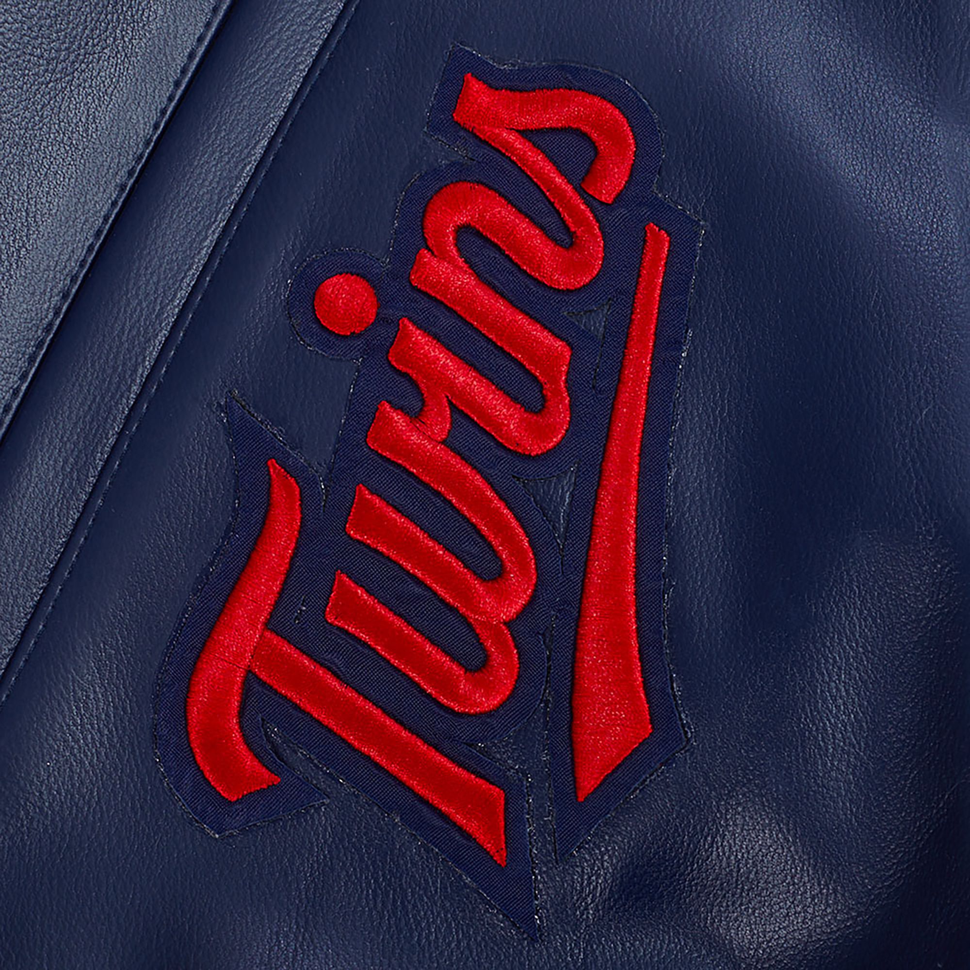 Pro Standard Men's Minnesota Twins Navy Varsity Jacket product image