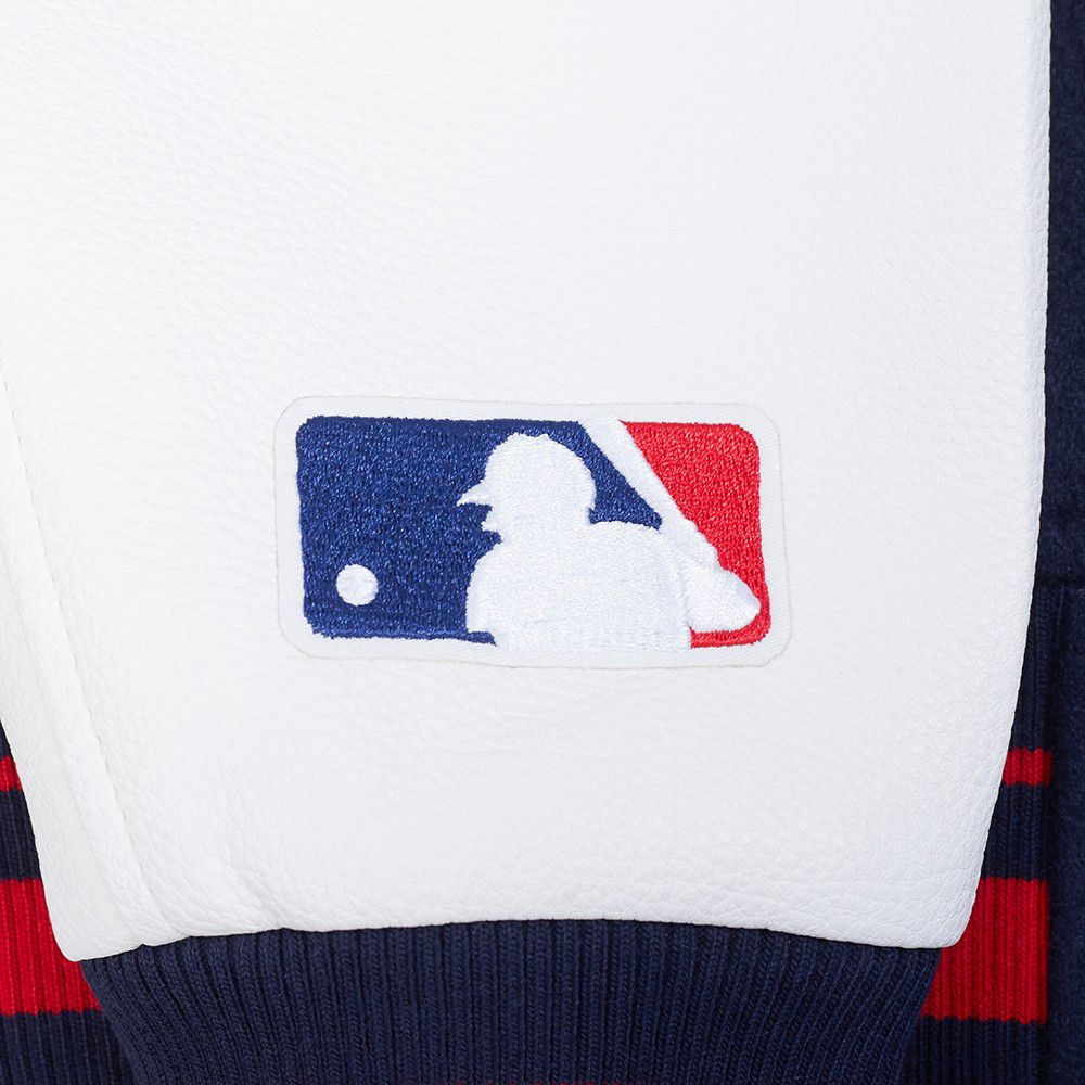 Pro Standard Men's Minnesota Twins Navy Rib Wool Jacket product image