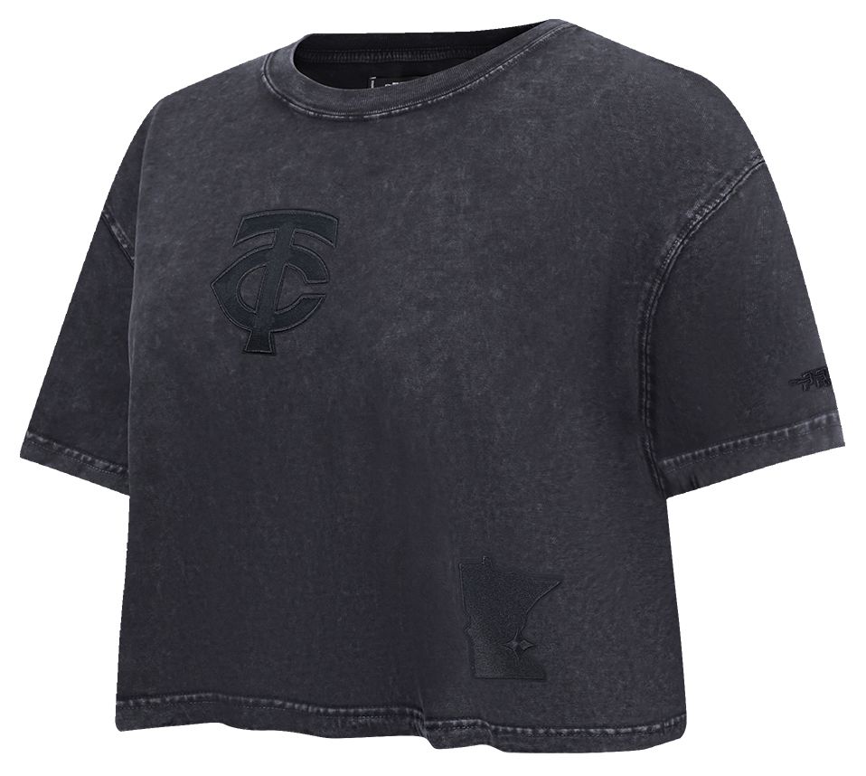 Pro Standard Women's Minnesota Twins Black Washed Classic T-Shirt product image