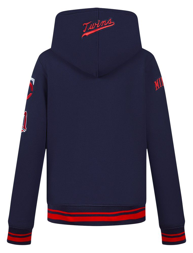 Pro Standard Youth Minnesota Twins Navy Classic Fleece Pullover Hoodie product image