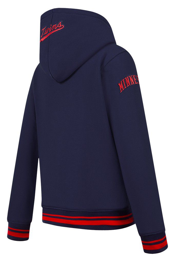 Pro Standard Youth Minnesota Twins Navy Classic Fleece Pullover Hoodie product image