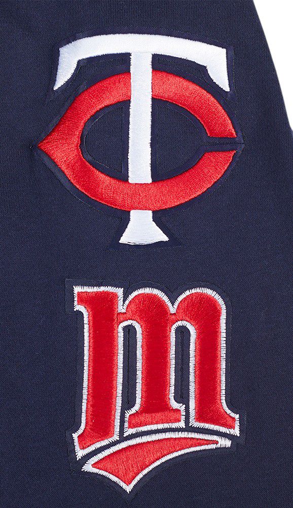 Pro Standard Youth Minnesota Twins Navy Classic Fleece Pullover Hoodie product image