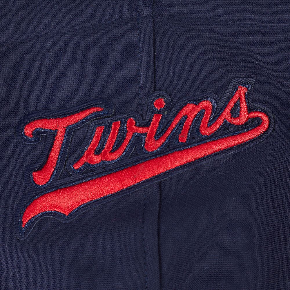 Pro Standard Youth Minnesota Twins Navy Classic Fleece Pullover Hoodie product image