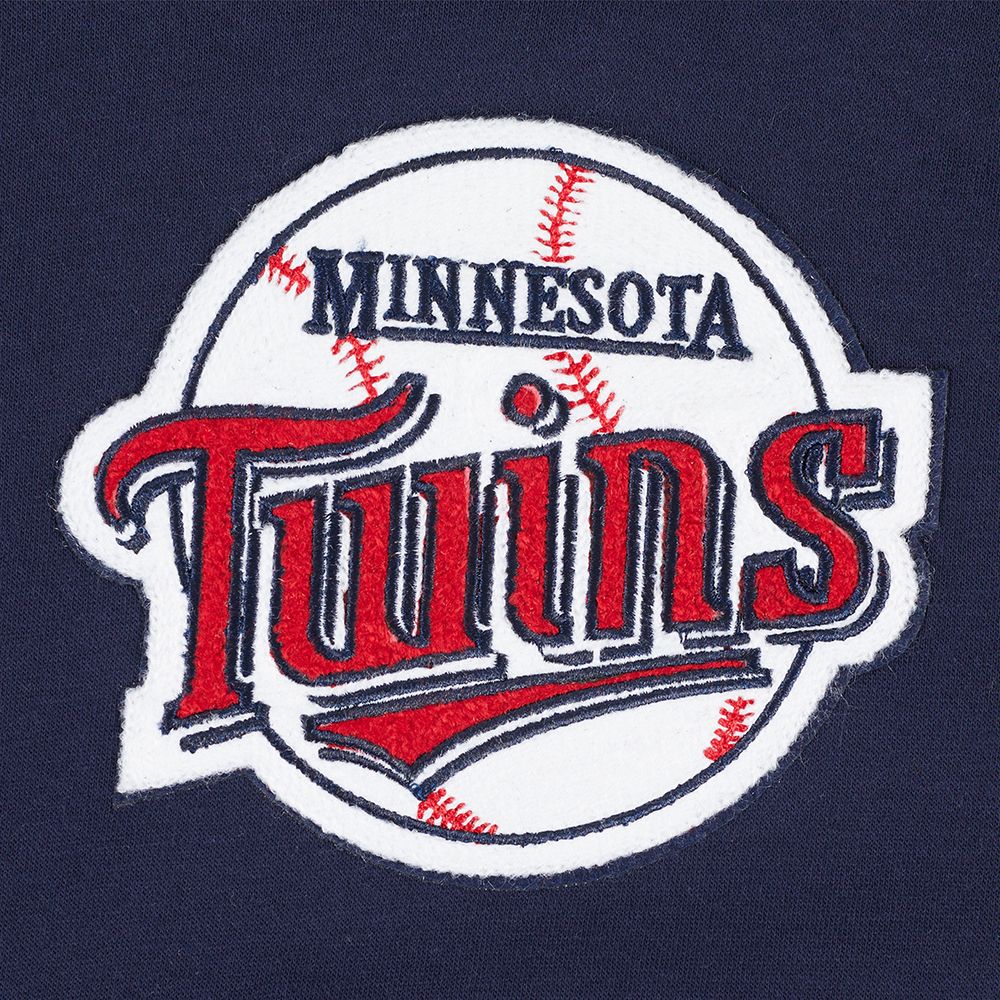 Pro Standard Youth Minnesota Twins Navy Classic Fleece Pullover Hoodie product image