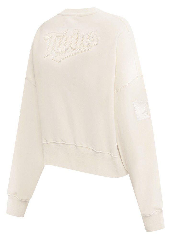 Pro Standard Women's Minnesota Twins Cream Classic Crewneck Sweatshirt product image