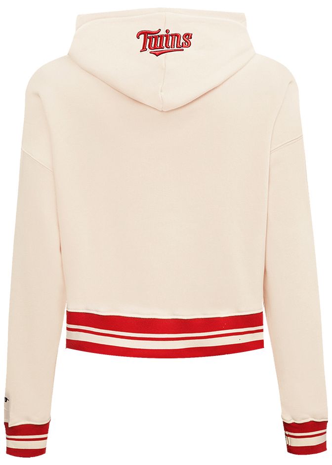Pro Standard Women's Minnesota Twins Retro Cropped Fleece Hoodie product image