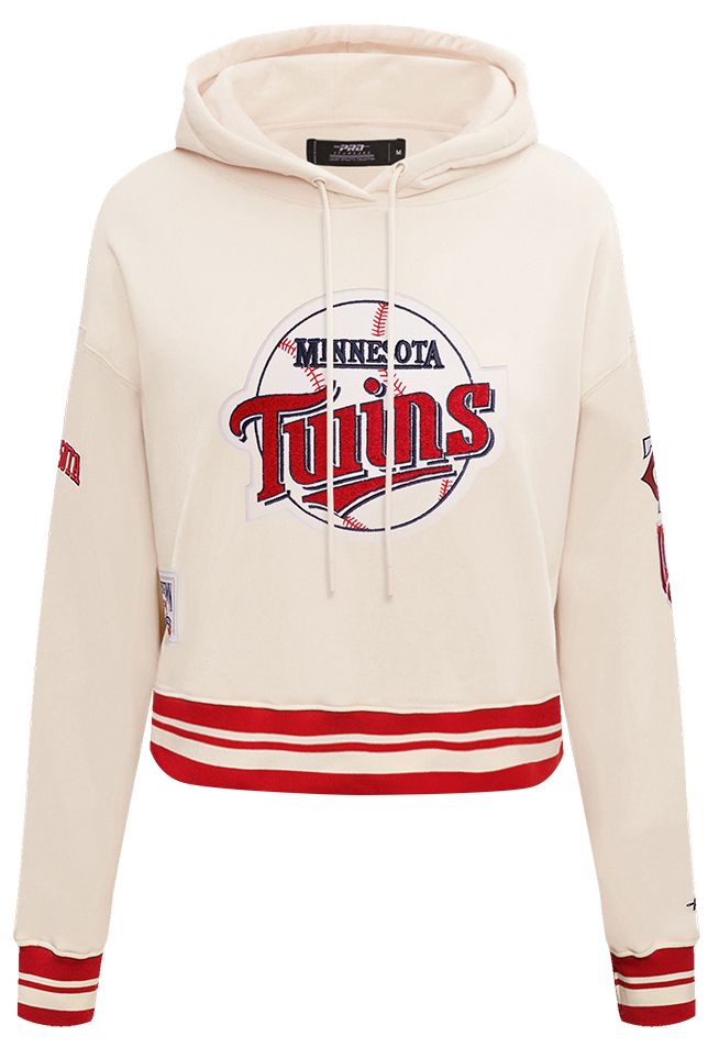 Pro Standard Women's Minnesota Twins Retro Cropped Fleece Hoodie product image