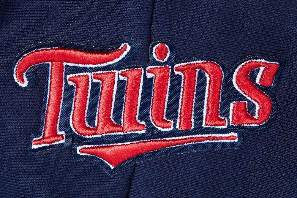 Pro Standard Women's Minnesota Twins Navy Cropped Hoodie product image