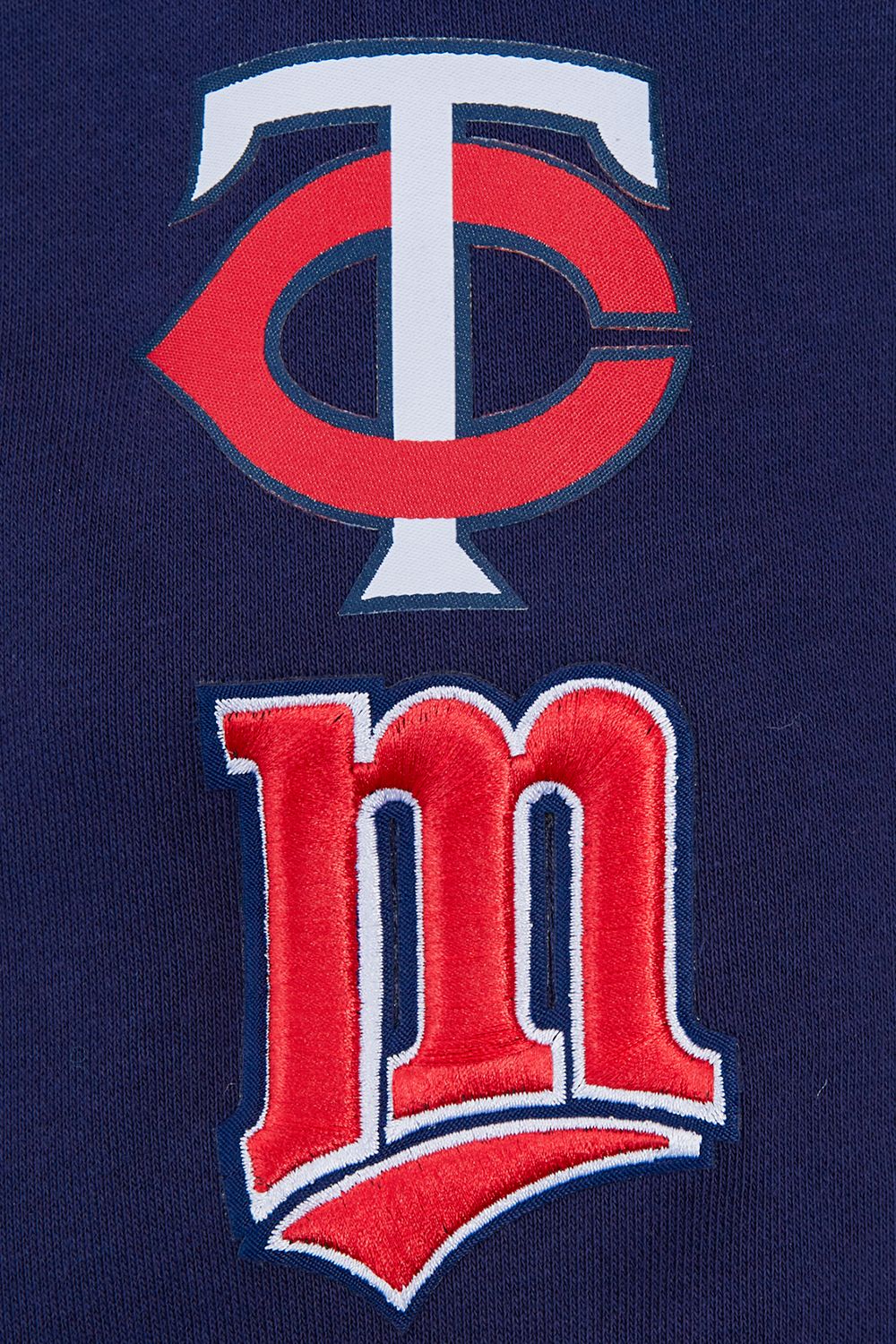 Pro Standard Women's Minnesota Twins Navy Cropped Hoodie product image