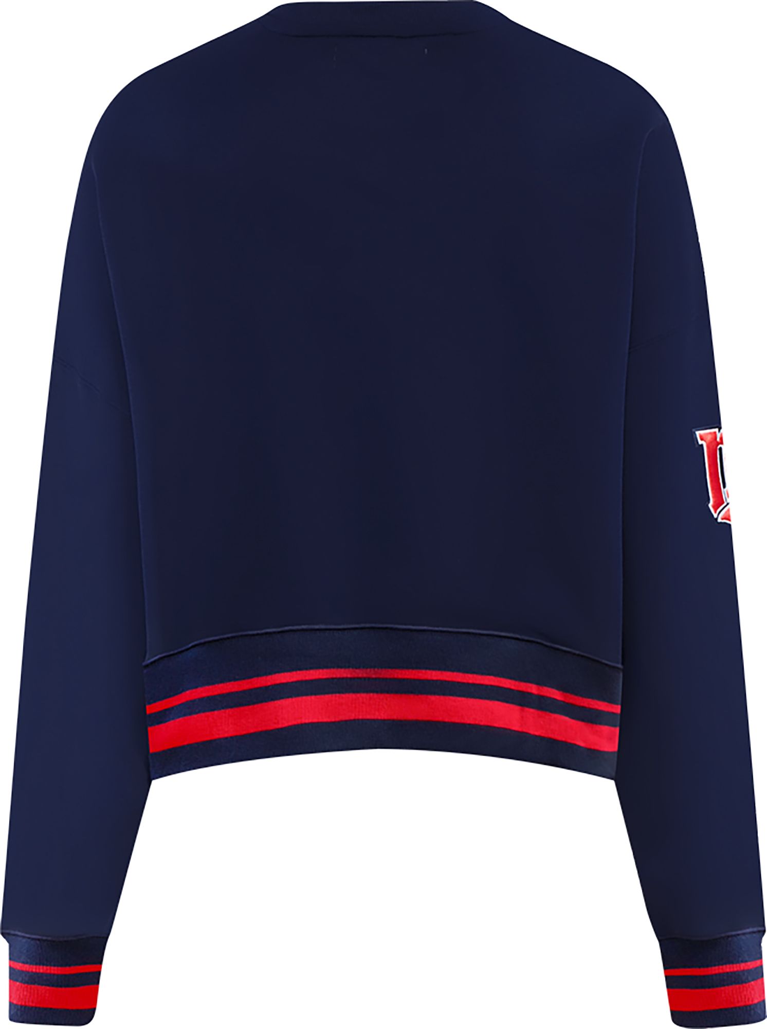 Pro Standard Women's Minnesota Twins Navy Logo Fleece Crew Neck Sweatshirt product image