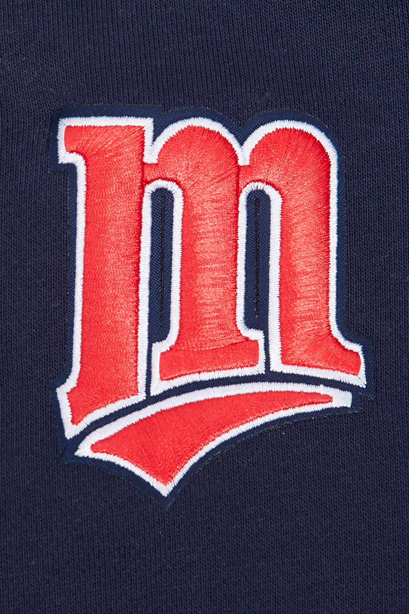 Pro Standard Women's Minnesota Twins Navy Logo Fleece Crew Neck Sweatshirt product image